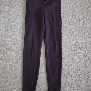 Old Navy Active High-Rise Leggings in Deep Purple